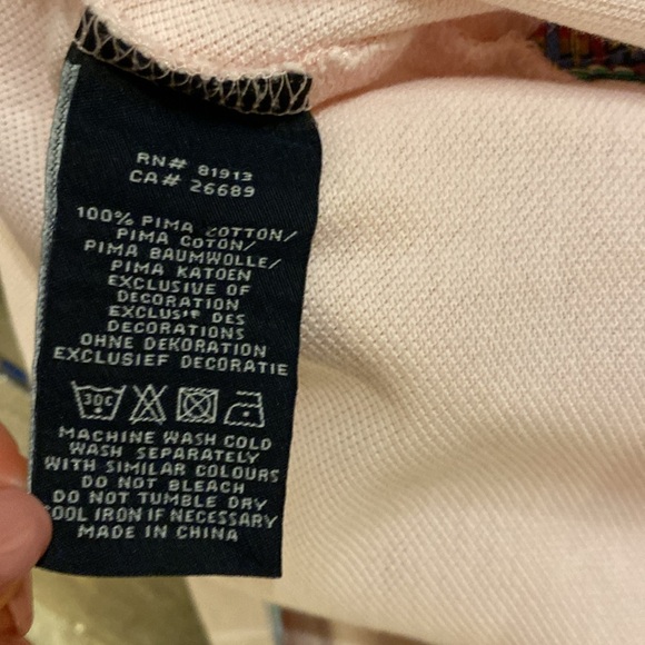 Robert Graham Pink Polo Shirt size L - Picture 6 of 6